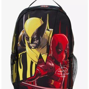 Deadpool & Wolverine Split Laptop Backpack - NEW